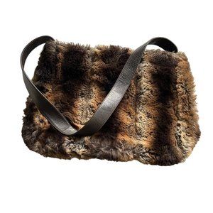 COPY - Vintage Terri Moore Faux Fur Handbag 70's Style